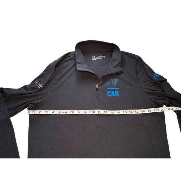 Under Armour NFL Carolina Panthers black 1/4 zip - XL - Picture 5 of 7